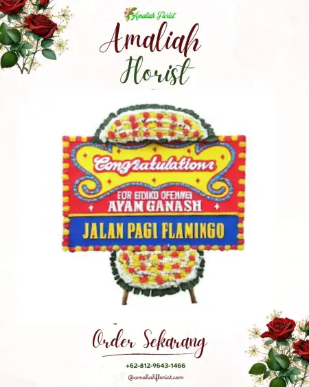 Sewa Papan Bunga Kacongan